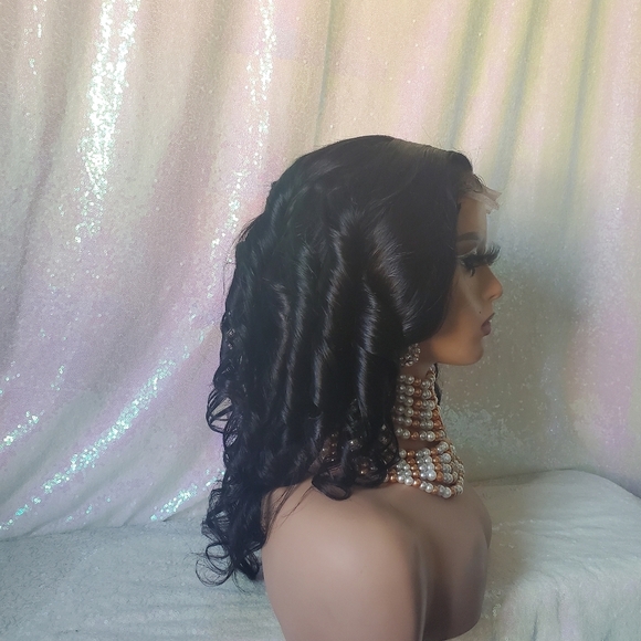 100% virgin human hair closure wig 16 - Picture 7 of 8